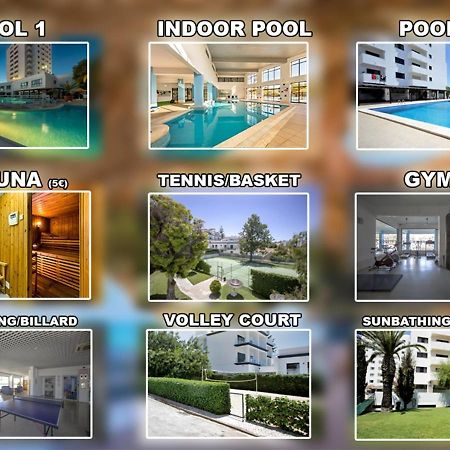 Sea View Apartment - 3 Swimming Pool & Fitness Albufeira Exteriér fotografie